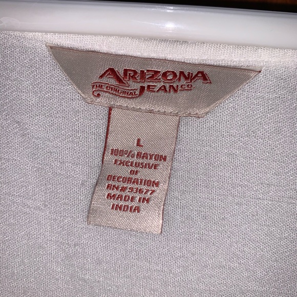 White vintage styled blouse by Arizona jean co - Picture 7 of 8